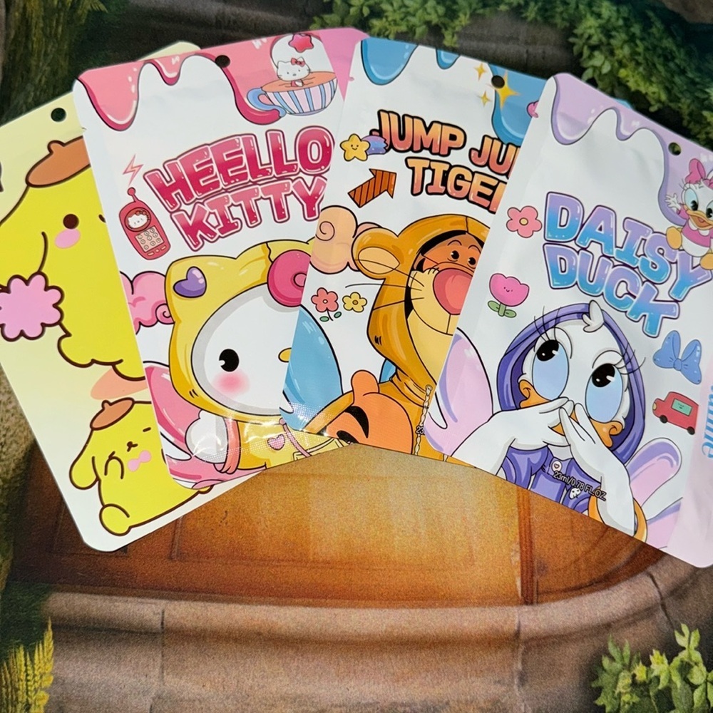 Cartoon collagen Facial masks bundle‎ of 4